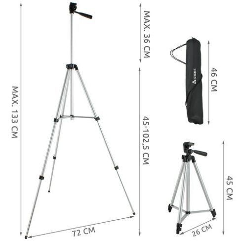 Phone camera tripod set