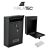 S6237 mailbox - black