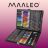 Painting set in a case 168 pcs black