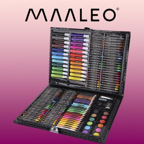 Painting set in a case 168 pcs black