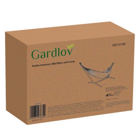 Kerti függőágy 200x150cm kerettel