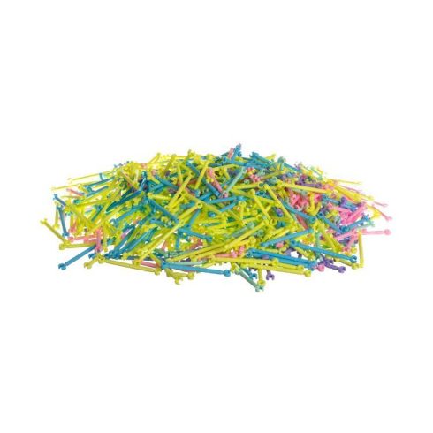 Blocks - straws - construction figures - 1000 pcs