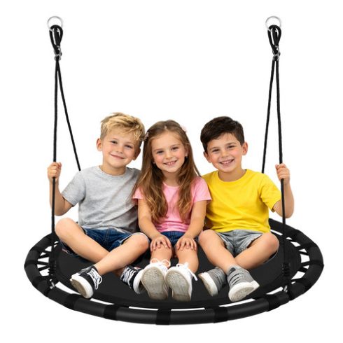 Gólyafészek hinta 100 cm fekete