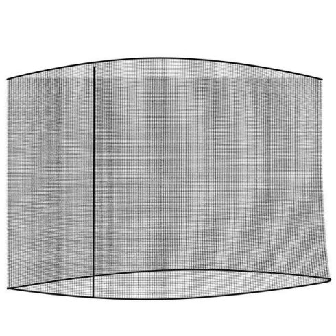 Mosquito net for garden umbrella 3m - black