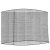 Mosquito net for garden umbrella 3m - black