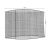 Mosquito net for garden umbrella 3m - black
