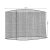 Mosquito net for garden umbrella 3m - black