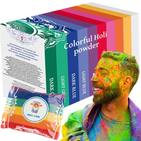 Holi színes por - 10x100g-os készlet