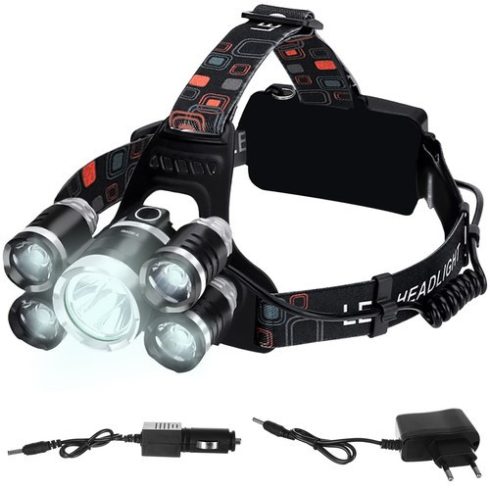 5 db LED T6 CREE fényszóró
