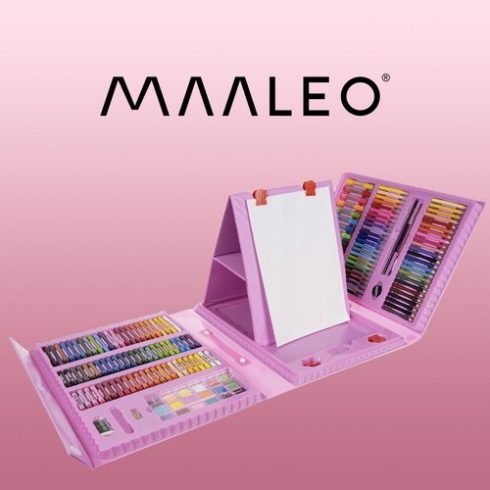 Painting set 208 pcs in a case