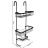 Hanging shower shelf - black
