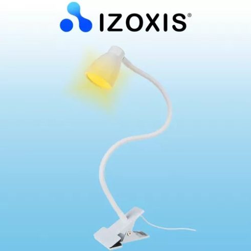 Desk lamp with clip - white Izoxis 19455