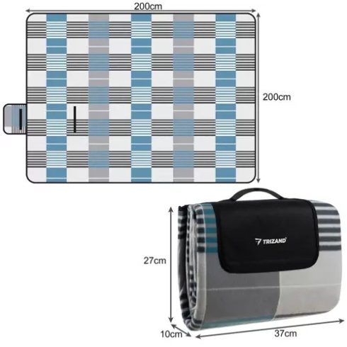 Insulated beach blanket 200x200cm Trizand 21077