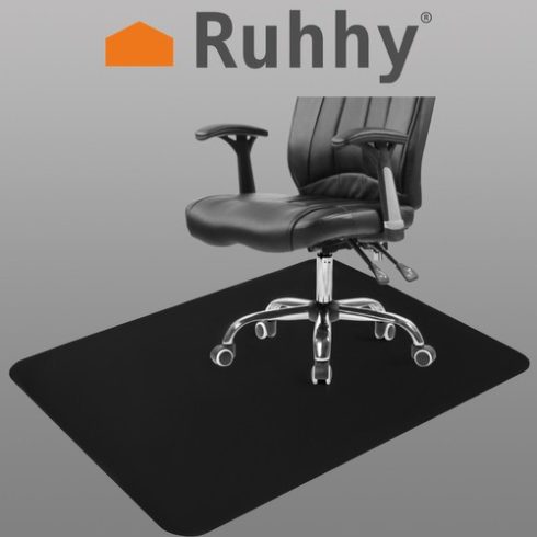 Protective mat under the chair 90x130cm RUHHY - black