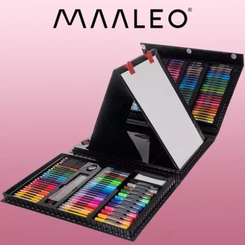 Painting set in a suitcase - 208 pieces Maaleo 21645
