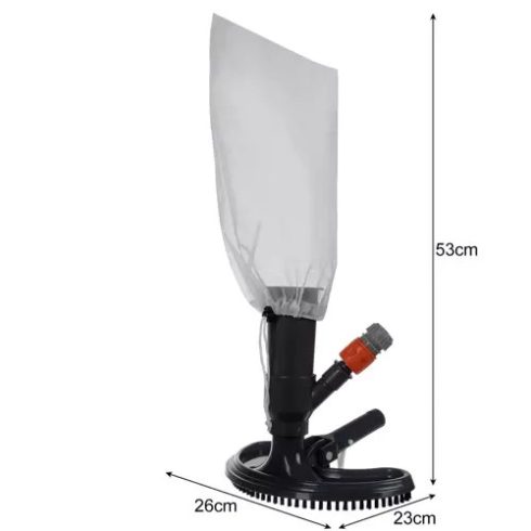 Pool bottom vacuum cleaner
