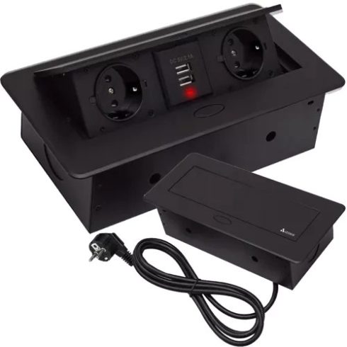 Izoxis 21446 double USB socket hidden in the countertop