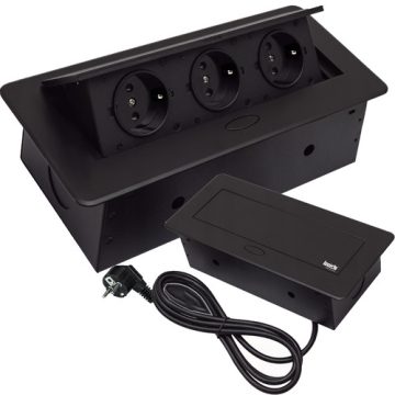 Socket hidden in the countertop - triple Izoxis 21659