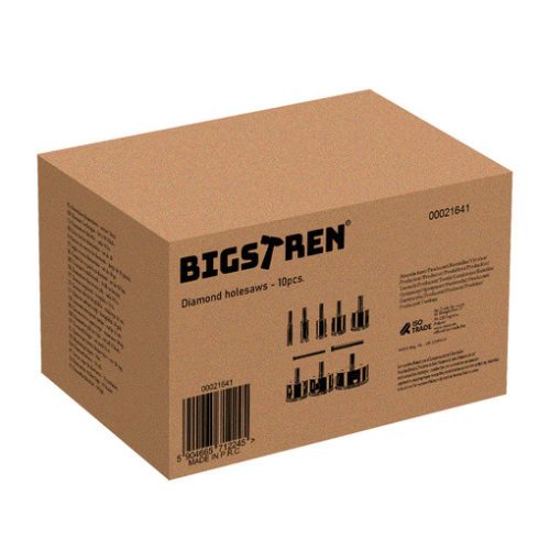 Diamond hole saws - set of 10 Bigstren 21641