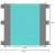 Beach/picnic blanket 208x208cm Trizand 21209