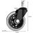 Office chair wheels - 5 pcs Malatec 22077