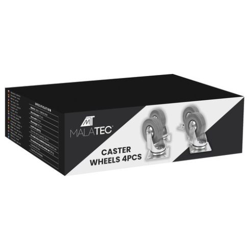 Swivel wheels - set of 4 Malatec 22537