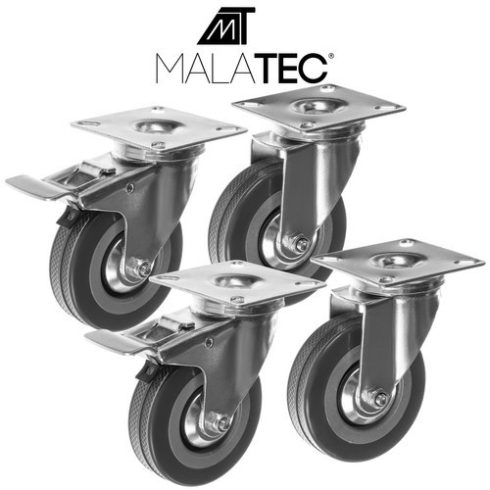 Swivel wheels - set of 4 Malatec 22537