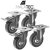 Swivel wheels - set of 4 Malatec 22537