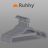 Clothes hanger 20pcs - gray Ruhhy 22535