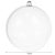 Transparent baubles 12cm set of 10 Ruhhy 22279