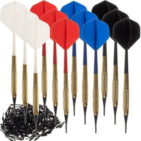 Darts szett 12 db + hegyek Trizand 21658