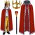 King Costume Set of 3 Kruzzel 20560