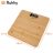 LCD bathroom scale - wooden Ruhhy 22522