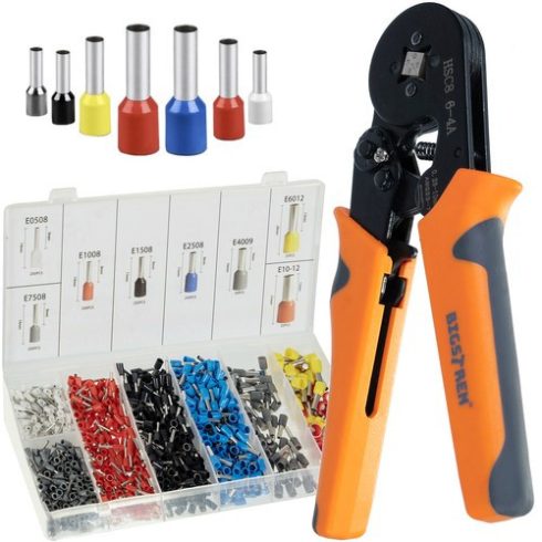 Krimpelő szerszám 0,25-10 mm2-es érvéghüvelyekhez Bigstrene 22717