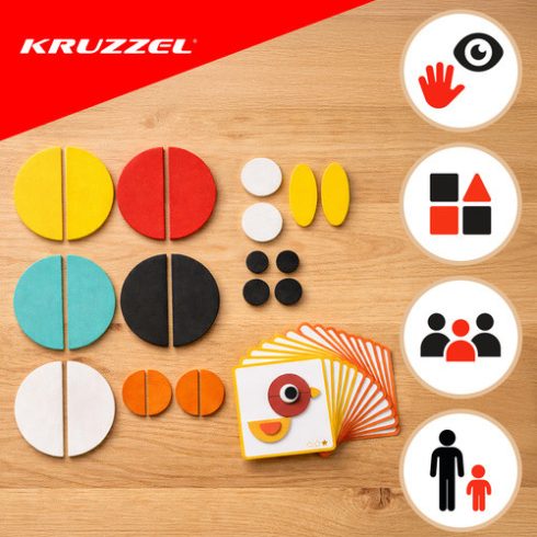 Wooden puzzle - Kruzzel puzzle 22426