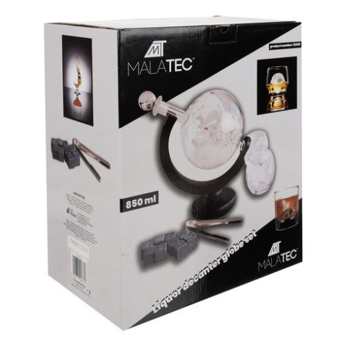 Decanter - globe - whisky készlet Malatec 22553