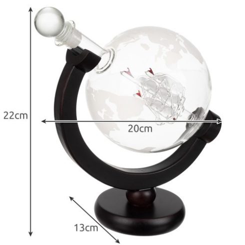 Decanter - globe - whisky készlet Malatec 22553