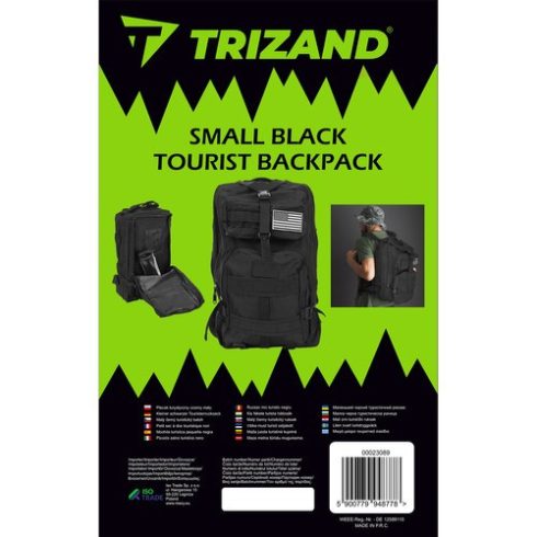 Small black hiking backpack 23089