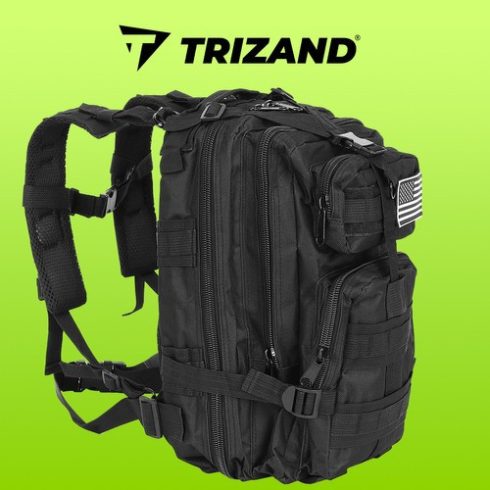 Small black hiking backpack 23089