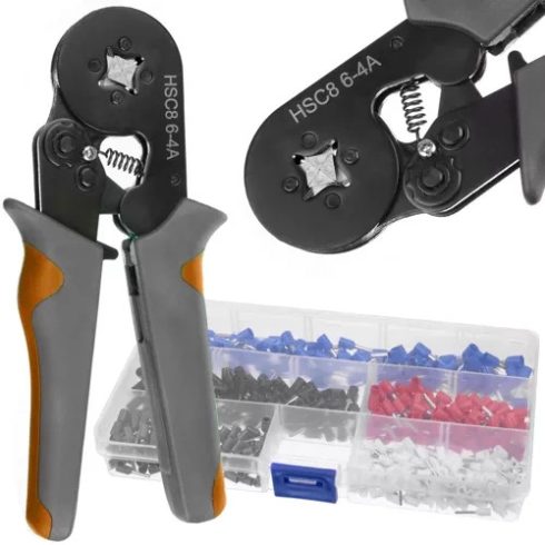 Krimpelő szerszám 0,25-10 mm2-es érvéghüvelyekhez Bigstrene 23271
