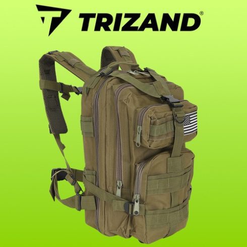 Small green hiking backpack 23243