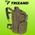 Small green hiking backpack 23243