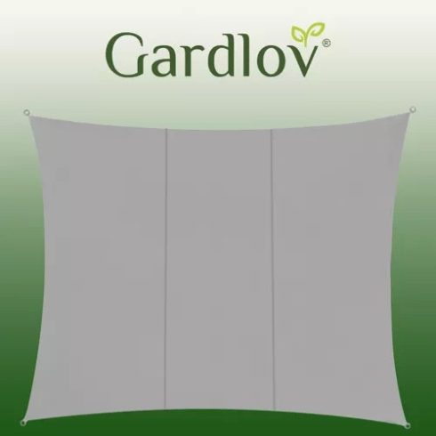 Sunshade sail 4x3m - gray Gardlov 23143