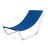 Beach lounger - foldable tourist 23563