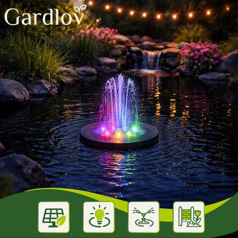 Solar garden fountain LED Gardlov 23227