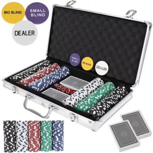 Póker - 300 zsetonos készlet tokban HQ 23528