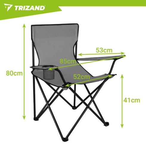 Fishing chair gray 23675