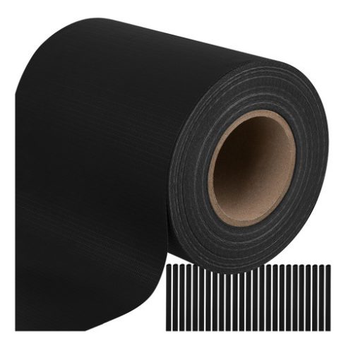 Vívószalag 19cmx35m 450g/m2 fekete 23698