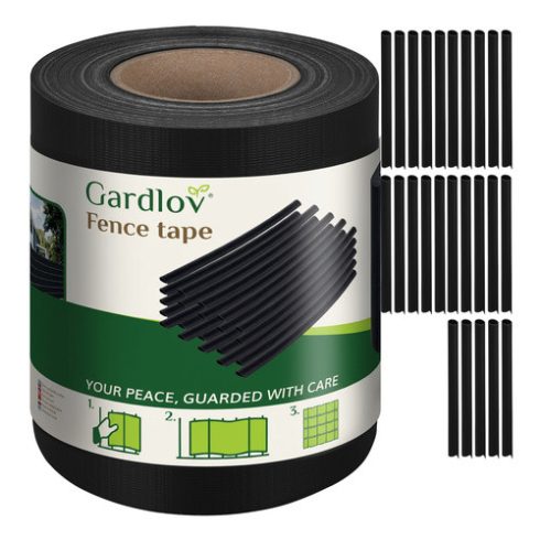 Vívószalag 19cmx35m 450g/m2 fekete 23698