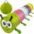 Children's tent - Kruzzel caterpillar 23926